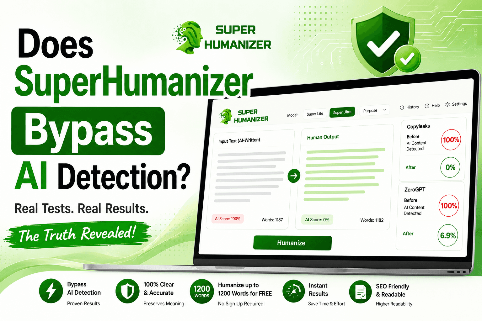 Does SuperHumanizer Bypass AI Detection?